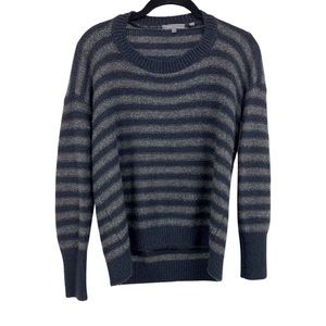 VINCE Gray on Gray Striped Sweater, Size S